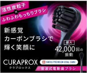 クラプロックス 音波式 電動歯ブラシ ブラック イズ ホワイト